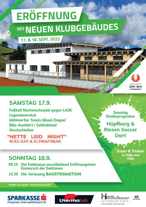 Eröffnung Clubgebäude