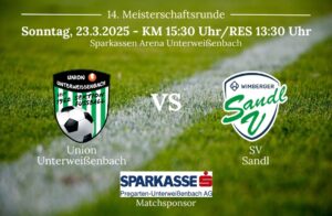 Frühlingssaison-Start gegen den SV Sandl