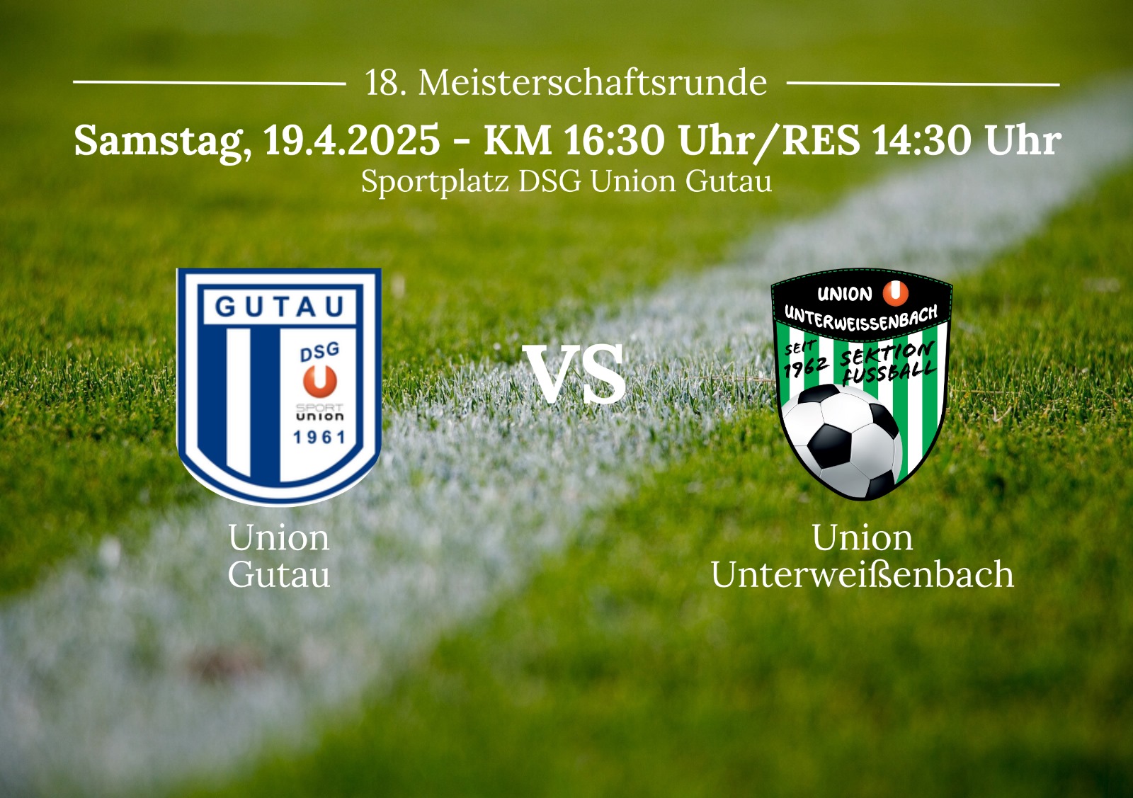 Auswärtsspiel gegen die Union Gutau